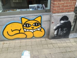street art Monsieur Chat Bruxelles